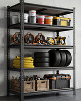 TrumanPick 72"H Garage Shelving Unit Heavy Duty 1500LBS 5 Tier Storage Shelves Adjustable Shelf Rack for Garage Pantry Closet 36"W x 12"D x 72"H