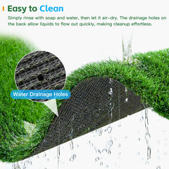 TrumanPick Artificial Grass Turf 6.5 x 10 Ft Waterproof Fake Grass Rug Indoor Outdoor Garden Lawn Mat Fake Grass Rug for Pets, 0.4"H