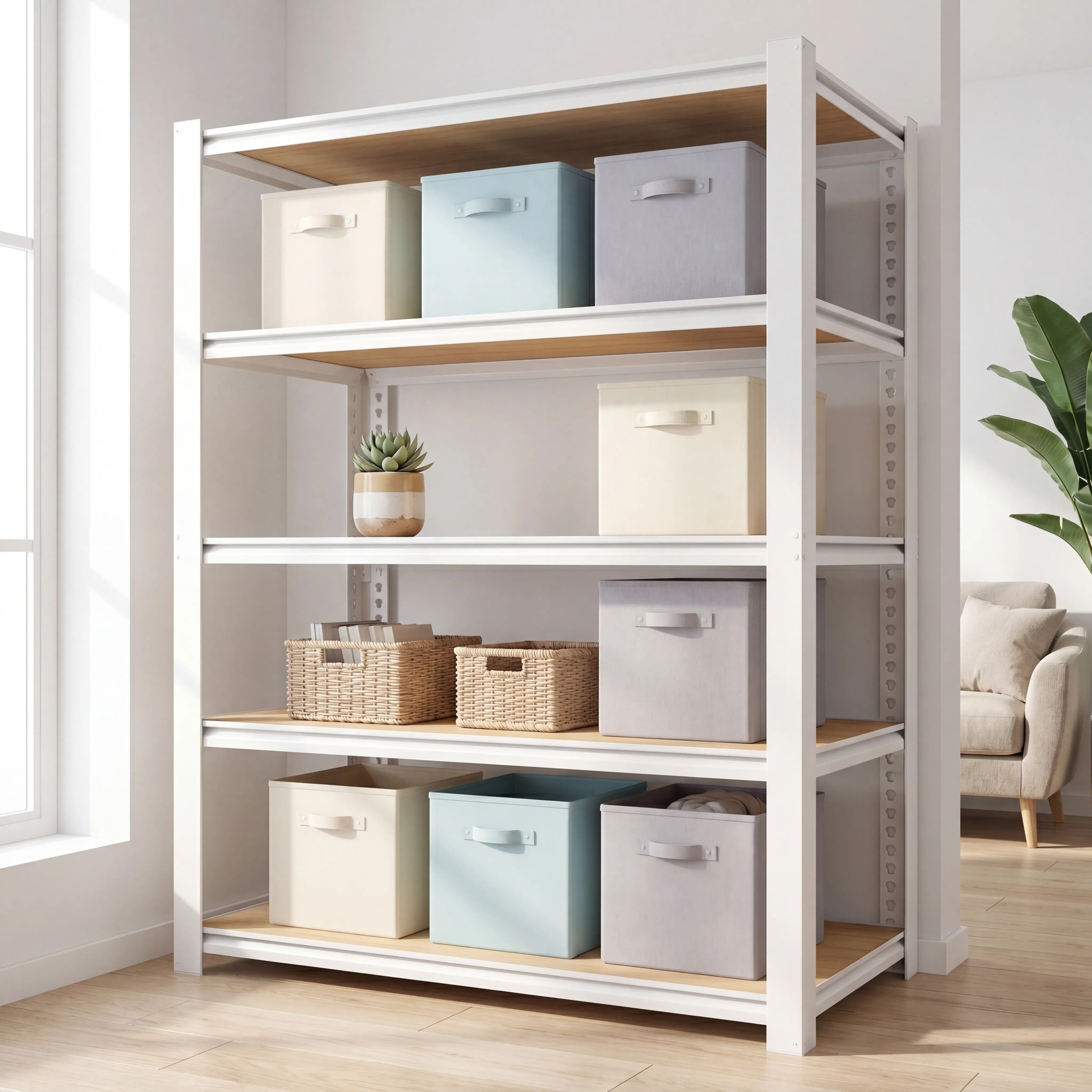 Heavy Duty Metal Shelving