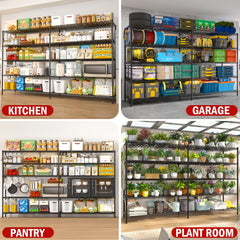 72"W Storage Shelves Load 1750LBS Wire Shelving Unit