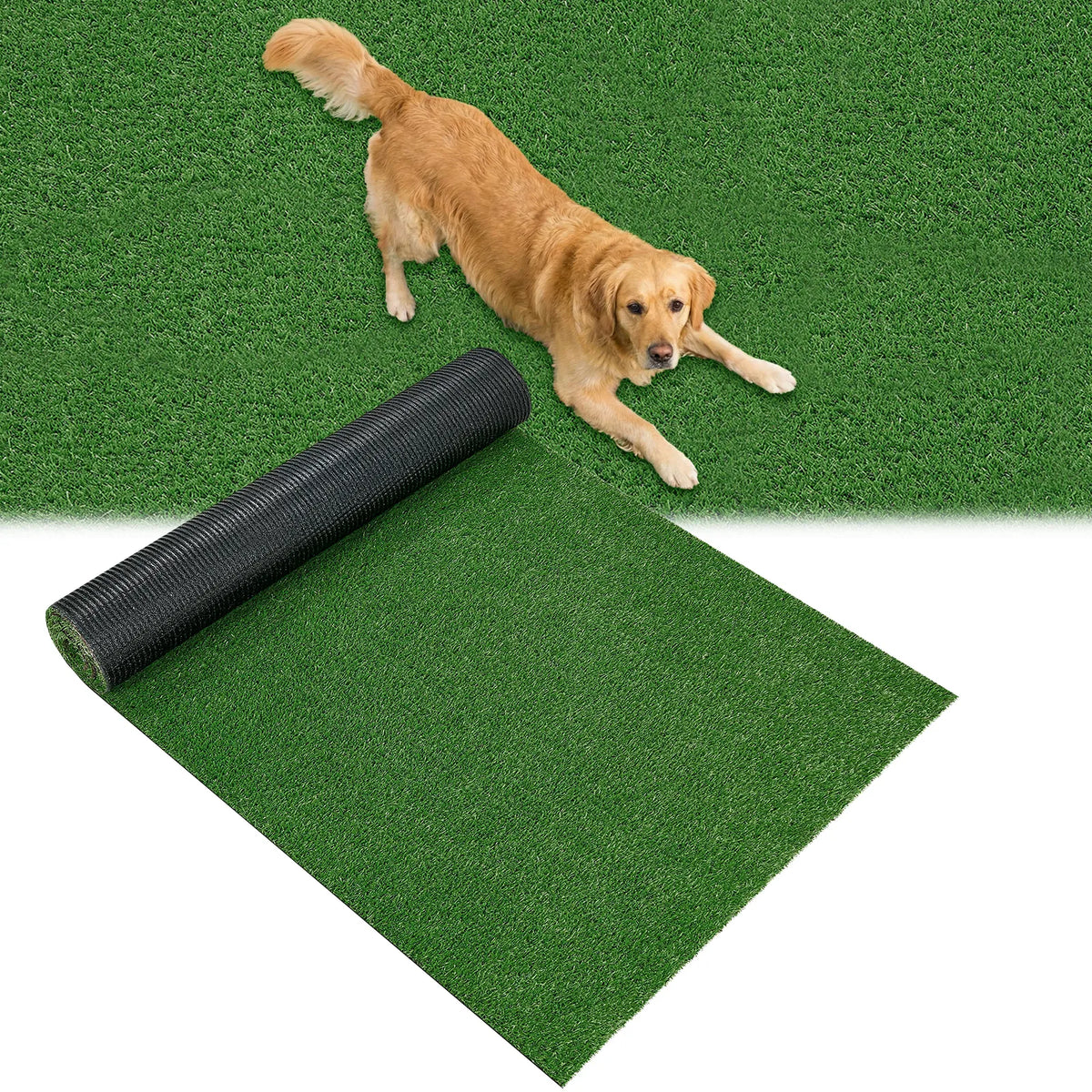 TrumanPick Artificial Grass Turf 6.5 x 10 Ft Waterproof Fake Grass Rug Indoor Outdoor Garden Lawn Mat Fake Grass Rug for Pets, 0.4"H